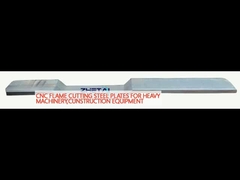 भारी मशीनरी,निर्माण उपकरण के लिए सीएनसी लौ काटने वाली स्टील प्लेटें