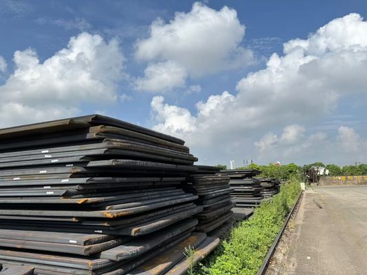जहाज निर्माण मध्यम कार्बन स्टील प्लेट A36 Q235B